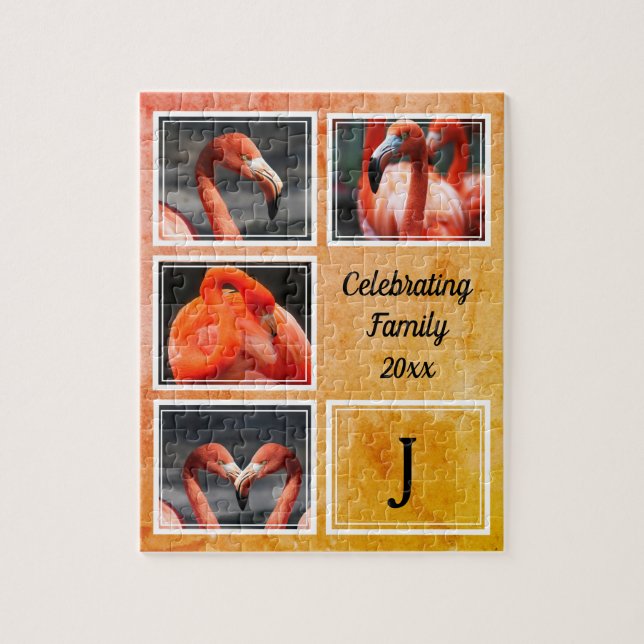 Personalised CELEBRATING FAMILY Photo Keepsake Jigsaw Puzzle (Vertical)