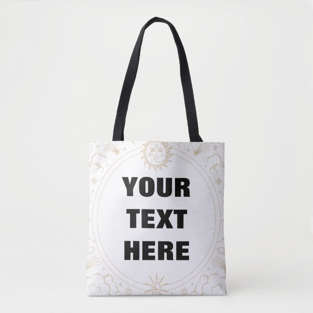 Personalised Celestial Frame Tote Bag (Front)