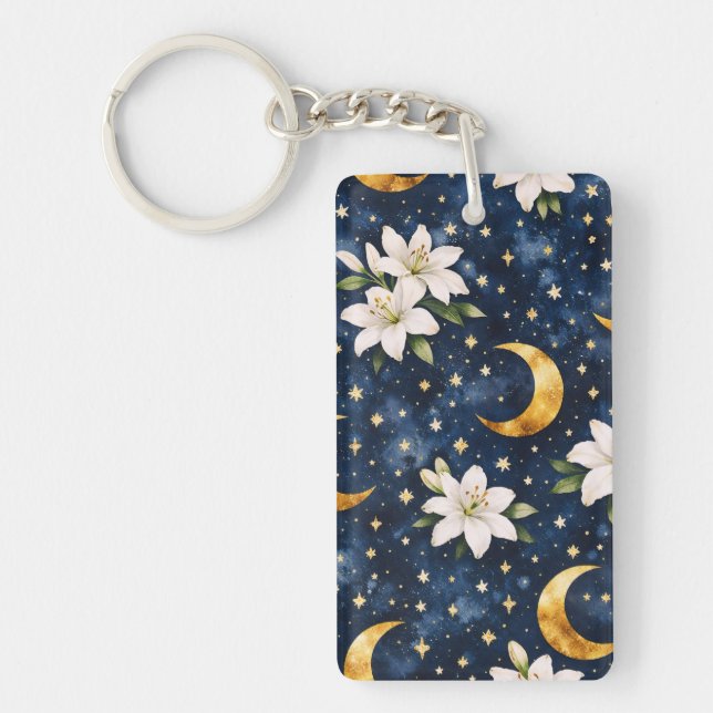 Personalised Celestial Galaxy Mother's Day  Key Ring (Front)