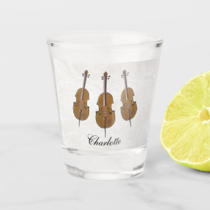 Personalised cello gift shot glass
