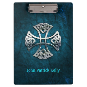 Personalised Celtic Cross Clipboard