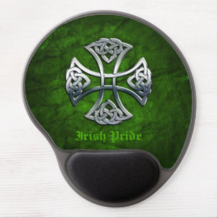 Personalised Celtic Cross Gel Mouse Pad