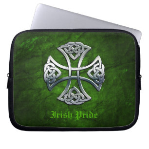 Personalised Celtic Cross Laptop Sleeve