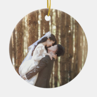 Personalised Ceramic Circle Ornament