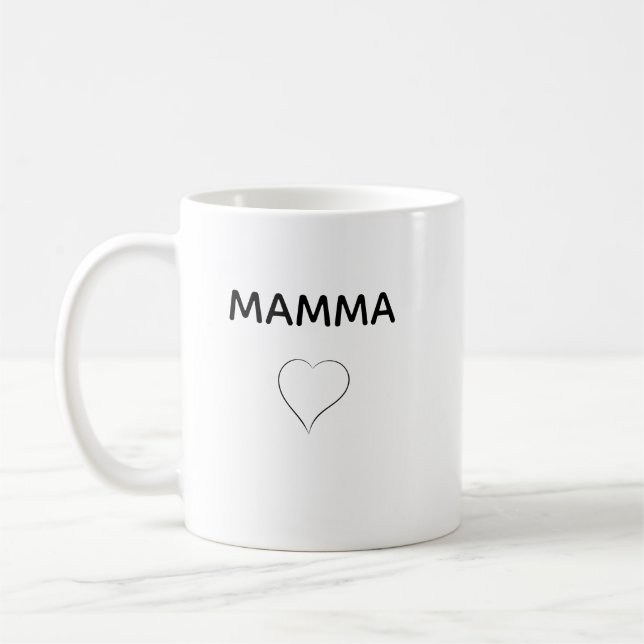 Personalised Ceramic Mug: Laser Engraved Design,Cu Coffee Mug (Left)