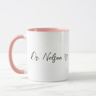 Personalised Ceramic Mug, Two-Tone Ceramic Mug, Dr Mug