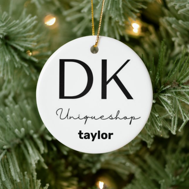  Personalised  Ceramic Ornament (Tree)