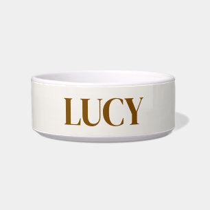 Personalised Ceramic Pet Bowl – Custom Dog Name 