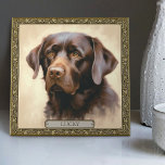 Personalised Ceramic Tile with Your Pet's Portrait<br><div class="desc">Capture the charm and spirit of your best furry friend with our Personalised Ceramic Tile with Your Pet's Portrait. With this piece, your pet isn't just a loyal companion, but also an important part of your home decor. This beautifully crafted ceramic tile features a customisable space for your pet's portrait,...</div>