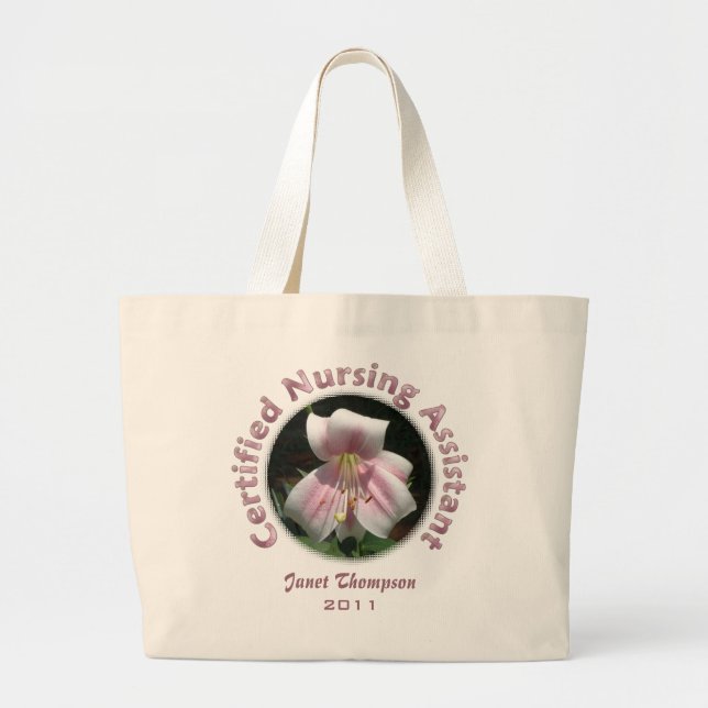 Personalised Certified Nursing Assistant Tote bag (Front)