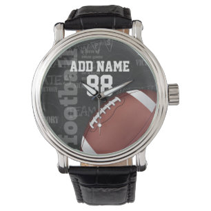 Personalised Chalkboard American Football Watch