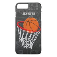 Personalised Chalkboard Basketball and Hoop