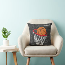 Personalised Chalkboard Basketball and Hoop