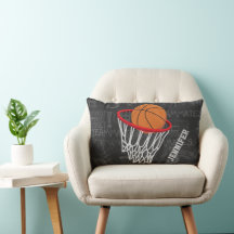 Personalised Chalkboard Basketball and Hoop