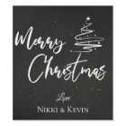 Personalised Chalkboard | Merry Christmas