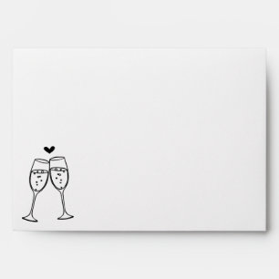 Personalised Champagne Toast Envelope