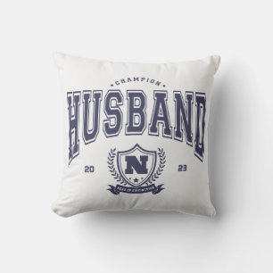 Personalised Champion Husband Funny Men's Gift Cushion