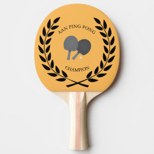 Personalised Champion Ping Pong Paddle