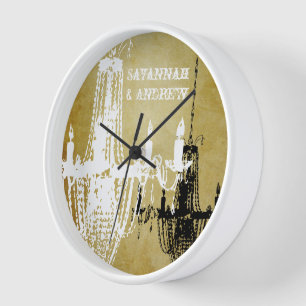 Personalised  Chandelier Wall Clock