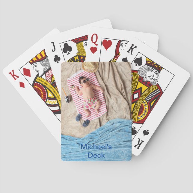 Personalised Changeable Image Playing Cards (Back)