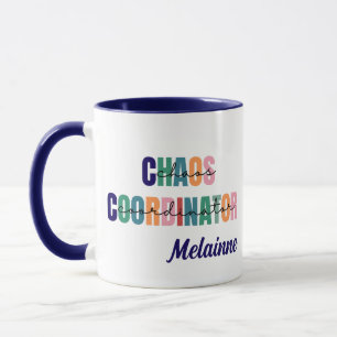 Personalised Chaos Coordinator, Coordinator Gift  Mug
