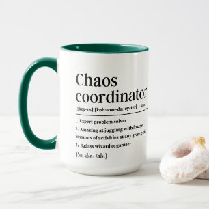 Personalised Chaos coordinator definition  Mug