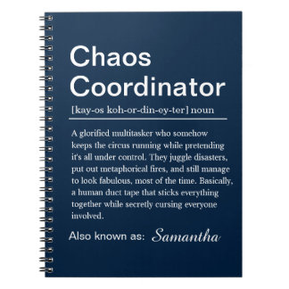 Personalised Chaos Coordinator Definition Notebook