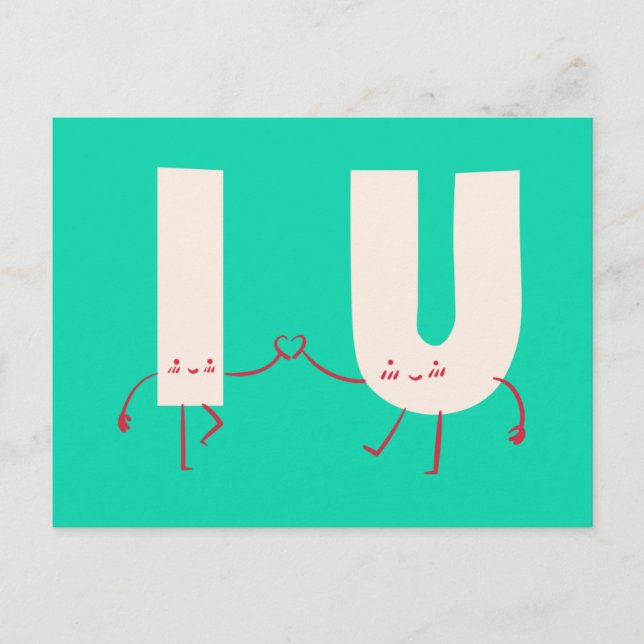 Personalised - Characters Connections Postcard (Front)