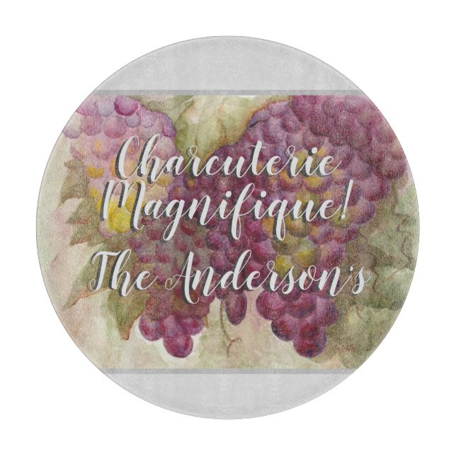 Personalised Charcuterie Board for Wine Lovers (Front)