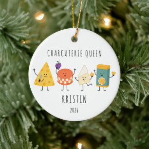 Personalised Charcuterie Queen Ornament
