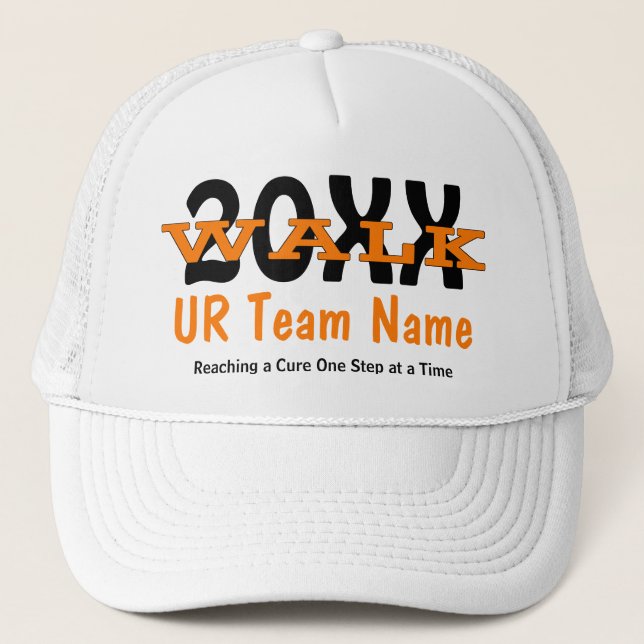 Personalised Charity Walk Hat (Front)