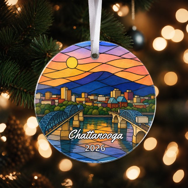 Personalised Chattanooga Acrylic Ornament, Custom  Ornament (Creator Uploaded)