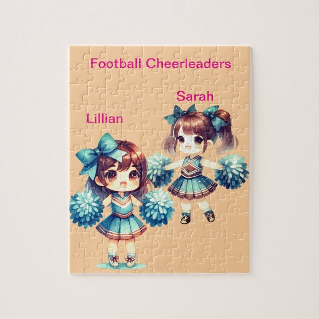 Personalised Cheerleaders  Jigsaw Puzzle (Vertical)