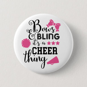 Personalised Cheerleading 6 Cm Round Badge
