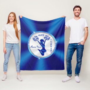 Personalised Cheerleading Blankets in Your Colours