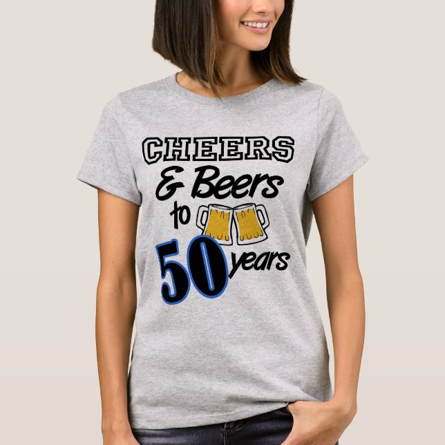 Personalised Cheers/Beers 30th Birthday Shirt (Front)