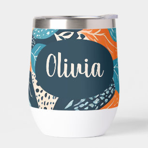 Personalised Cheetah and Abstract Print
