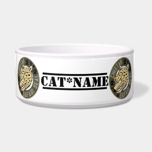 Personalised Cheetah Safari Seal Cat