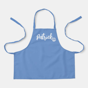 Personalised Chef Any Name Child Baker Blue Kid's  Apron