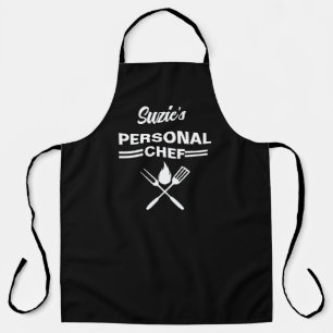 Personalised Chef Apron - Custom Name Kitchen Gift
