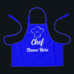 Personalised Chef Name Cooking Love Baking Custom Apron<br><div class="desc">Personalised Chef Name Cooking Love Baking Custom Apron</div>