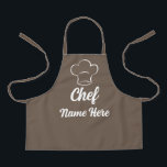 Personalised Chef Name Cooking Love Baking Custom Apron<br><div class="desc">Personalised Chef Name Cooking Love Baking Custom Apron</div>