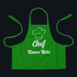 Personalised Chef Name Cooking Love Baking Custom Apron<br><div class="desc">Personalised Chef Name Cooking Love Baking Custom Apron</div>