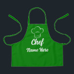 Personalised Chef Name Cooking Love Baking Custom Apron<br><div class="desc">Personalised Chef Name Cooking Love Baking Custom Apron</div>