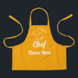 Personalised Chef Name Cooking Love Baking Custom Apron<br><div class="desc">Personalised Chef Name Cooking Love Baking Custom Apron</div>