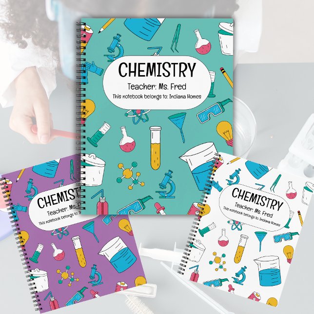 Personalised Chemistry Notebook – Custom Name Desi (Spark Your Science! A Personalized CHEMISTRY Notebook)