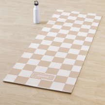 Personalised Chequered Light Neutral