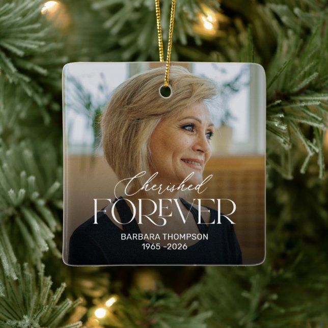 Personalised Cherished Forever Memorial Ornament (Tree)
