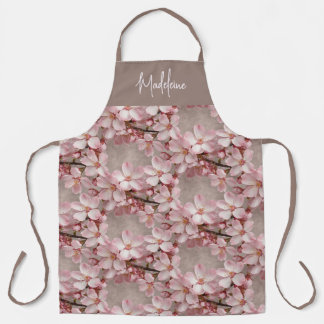 Personalised Cherry Blossom Apron