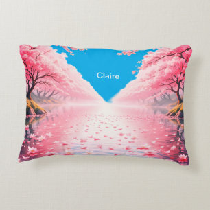 Personalised Cherry Blossom Decorative Cushion